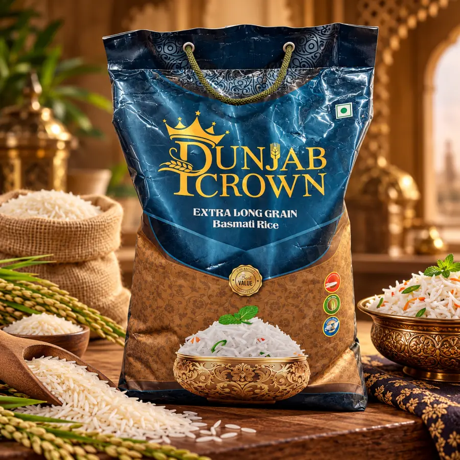 Long Grain Basmati Rice – Oriz Basmati Premium me Kokërr të Gjatë 10 kg