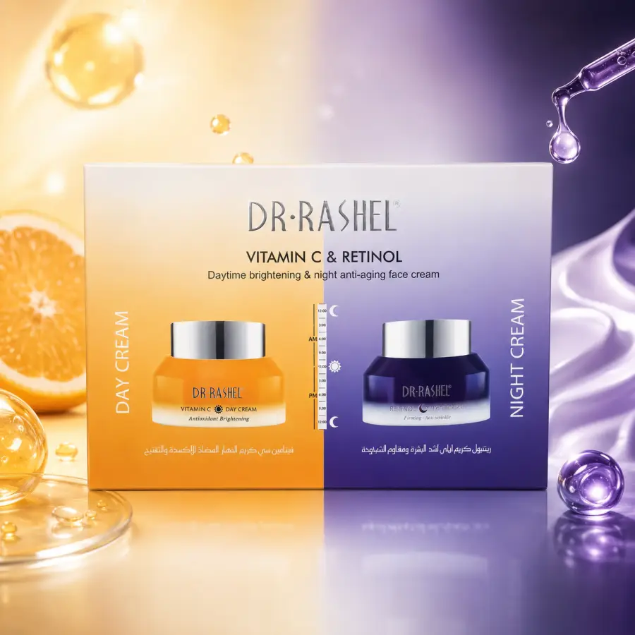 Vitamin C & Retinol Day & Night Cream Set