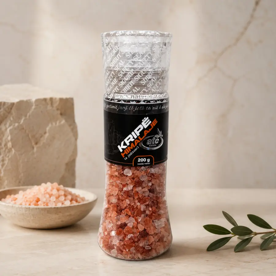 Kripë Himalaje e Jodizuar me Mulli – 200 g